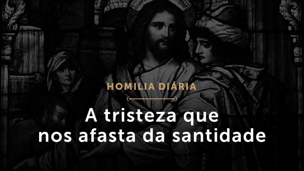 A tristeza que nos afasta da santidade (Homilia Diária.1554: 2.ª-feira da 19.ª Semana Comum)