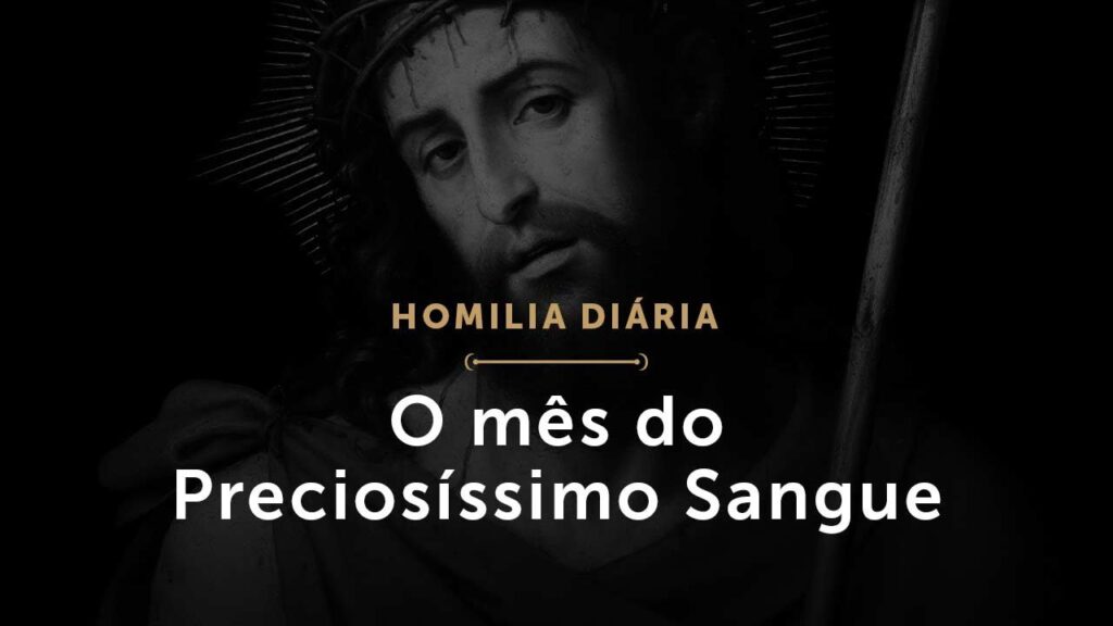 O mês do Preciosíssimo Sangue (Homilia Diária.1514: Quarta-feira da 13.ª Semana do Tempo Comum)