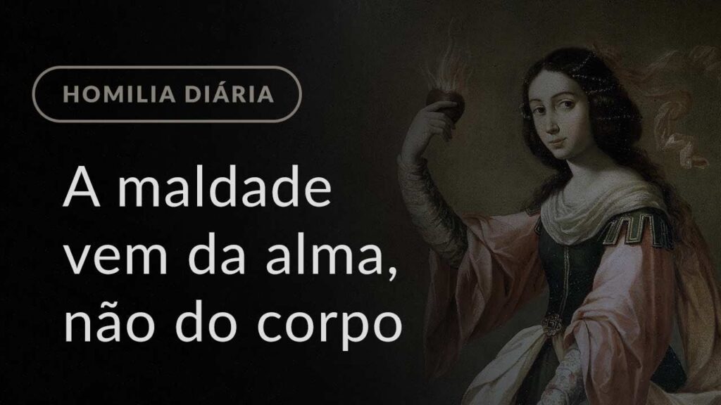 A maldade vem da alma, não do corpo (Homilia Diária.1394: Quarta-feira da 5.ª Semana do Tempo Comum)