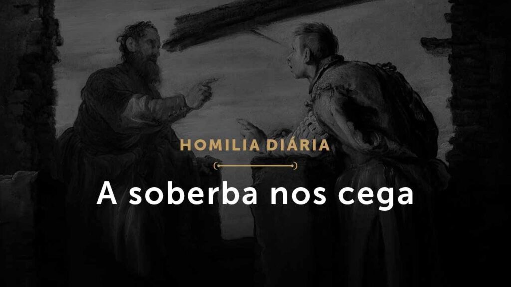 A soberba nos cega (Homilia Diária.1576: Sexta-feira da 23.ª Semana do Tempo Comum)