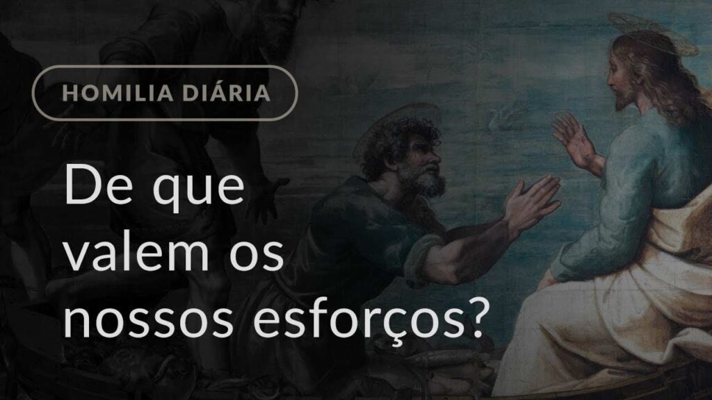 De que valem os nossos esforços? (Homilia Diária.1257: Quinta-feira da 22.ª Semana do Tempo Comum)