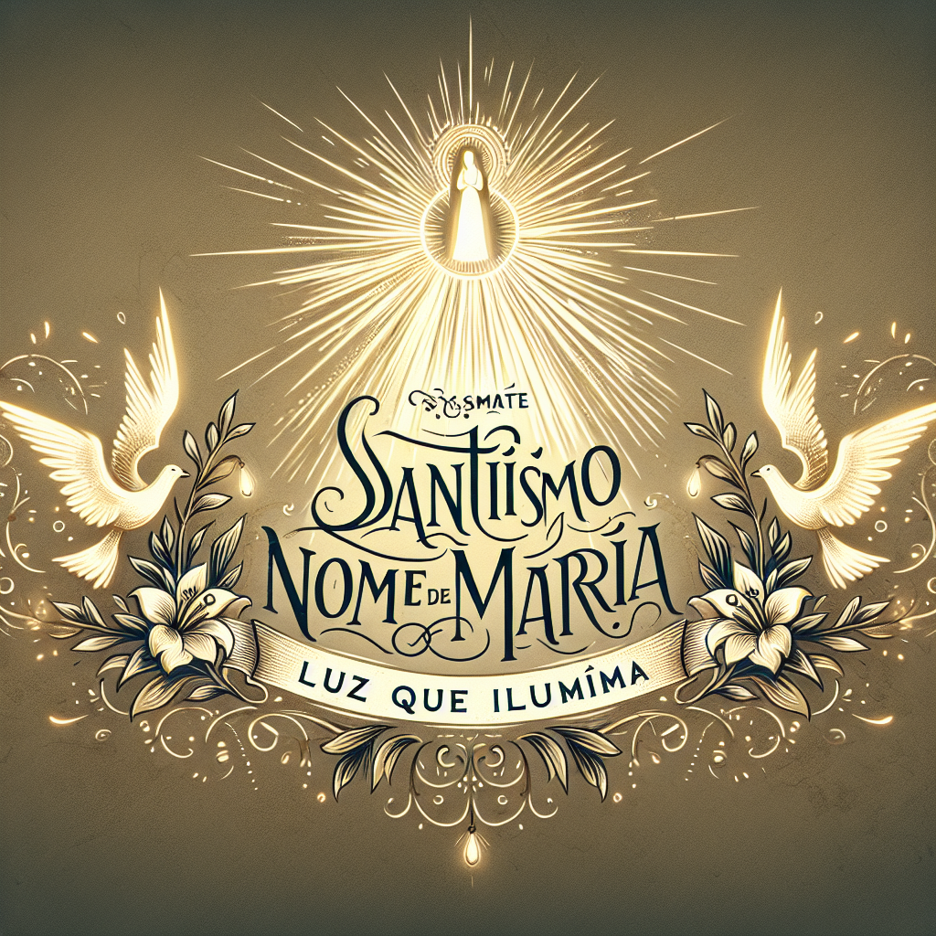 Santíssimo Nome de Maria, luz que ilumina