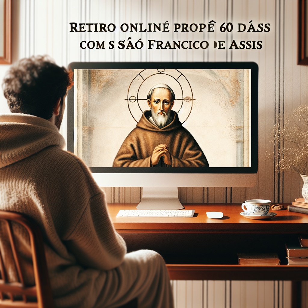 Retiro online propõe 60 dias com são Francisco de Assis