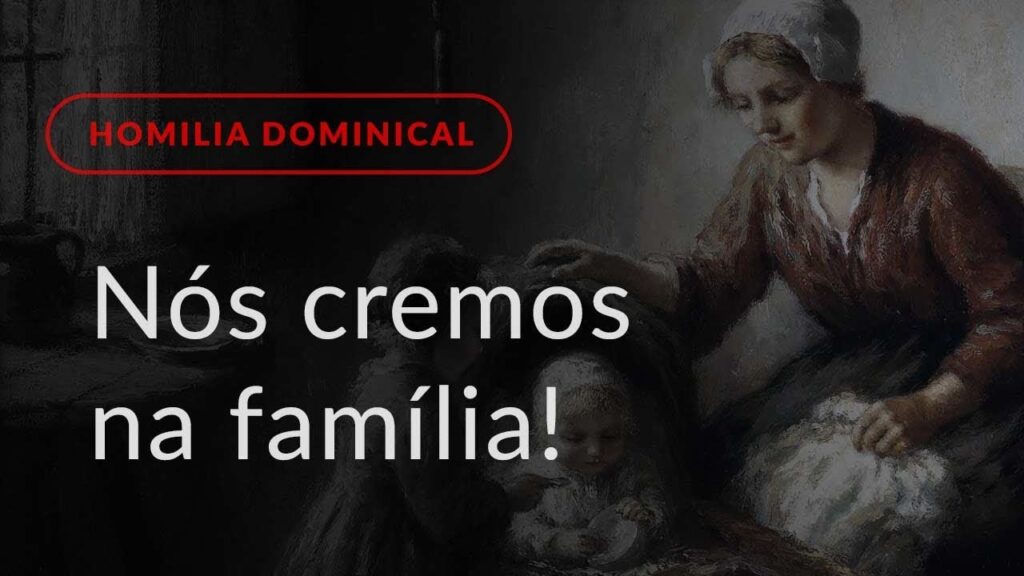 Nós cremos na família! (Homilia Dominical.485: Solenidade da Sagrada Família)