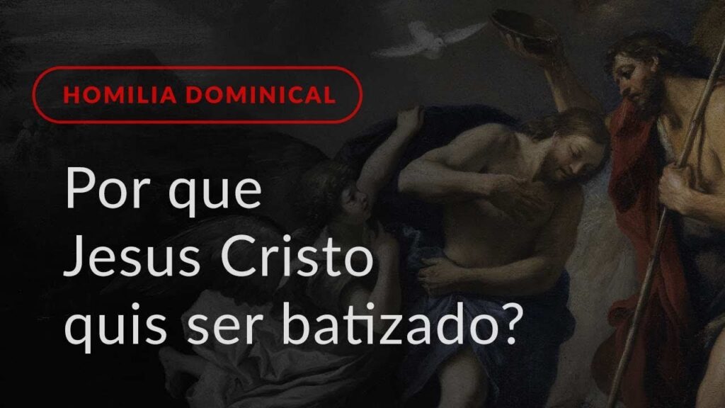 Por que Jesus Cristo quis ser batizado? (Homilia Dominical.487: Festa do Batismo do Senhor)