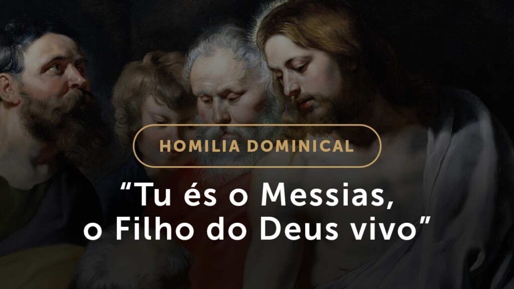 “Tu és o Messias, o Filho do Deus vivo” (Homilia Dominical.519: 21.º Domingo do Tempo Comum)
