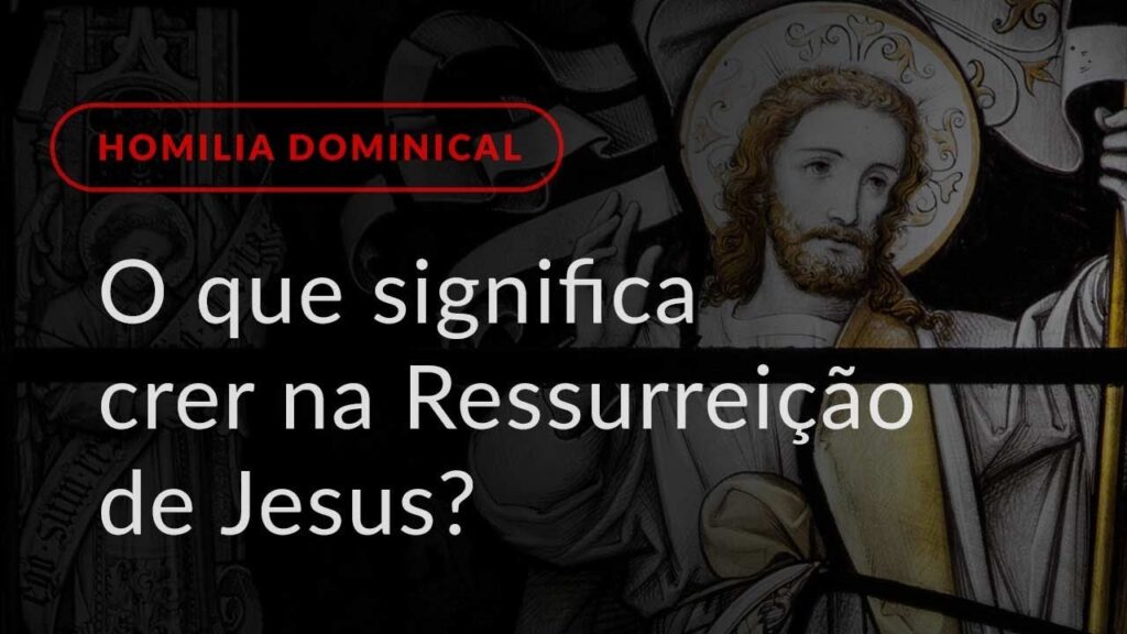 O que significa crer na Ressurreição de Jesus? (Homilia Dominical.449: Domingo de Páscoa)