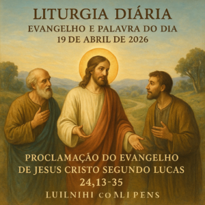 Evangelho e palavra do dia 19 abril 2026